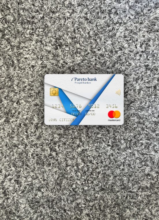 Download Norway Pareto bank mastercard photolook front Photoshop template